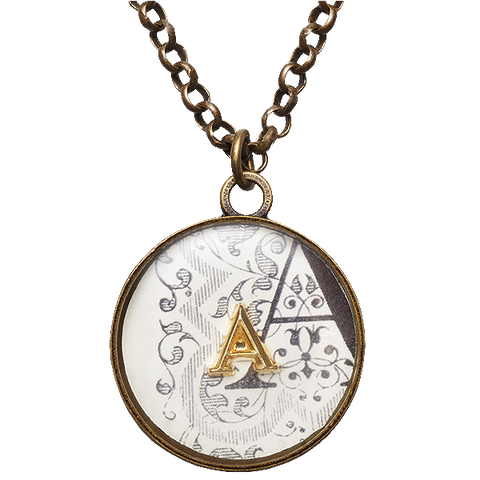 Brooke Monogram Necklace