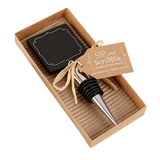 Chalkboard Bottle Stopper