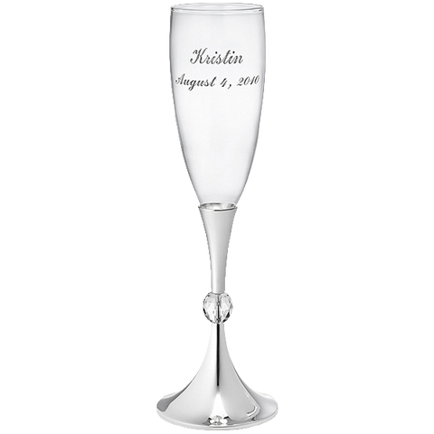 Crystal Ball Toasting Flutes