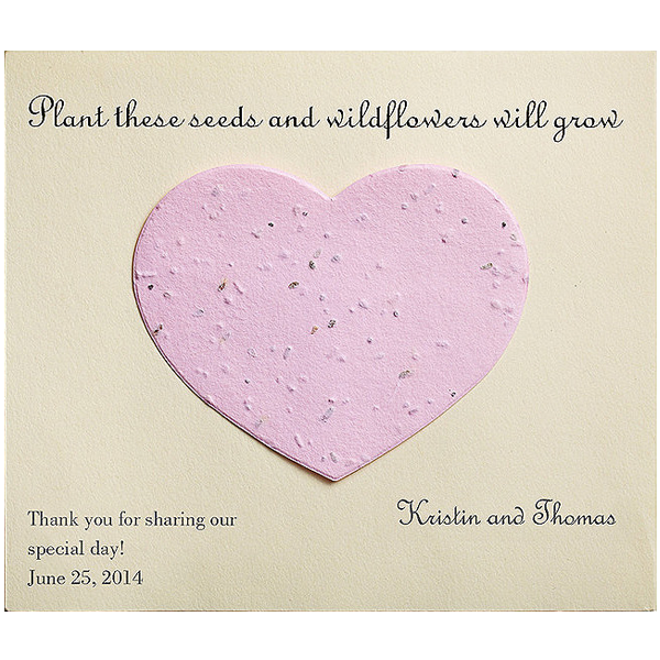 Plantable Card Favors